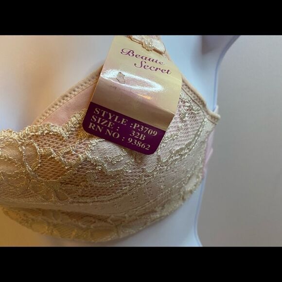 🌸Beaute Secret fashion sexy lace Bra Size :32B - Picture 4 of 10
